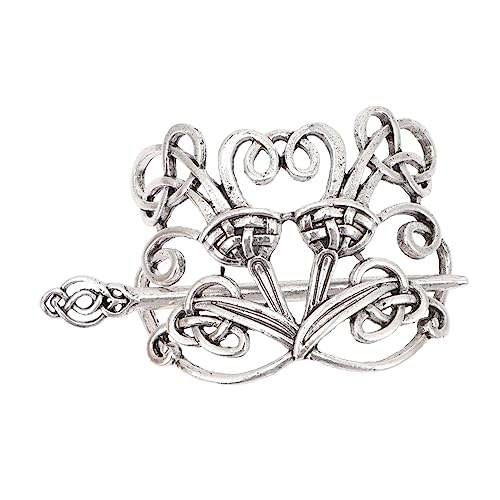 WEKADRIN Antike Knoten Haarklammer Für Frauen Vintage Haarnadel Schmuck Haarspangen Für Hochzeiten Und Partys Nordic Viking Design Retro Frisuren Zubehör von WEKADRIN