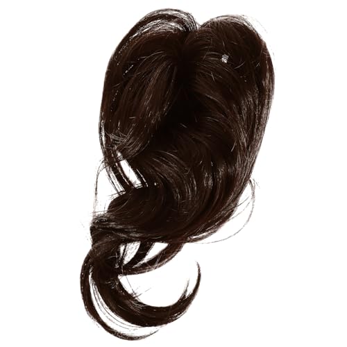 WEKADRIN Hochwertige Haarverlängerung mit Klammerclip Realistische Leichte Kunsthaar duttfrisur Fester Sitz Mehrfach Verwendbar Geeignet für Partys Hochzeiten Alltag Damen Frisur Zubehör von WEKADRIN