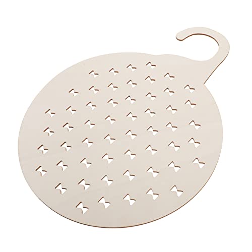 WEKADRIN Holz Haarschleifenhalter Hängender Organizer für Haarspangen und Haarschmuck Langlebiger Holz Haarclip Aufbewahrer Design für Mädchenzimmer Dekoration und Ordnung von WEKADRIN