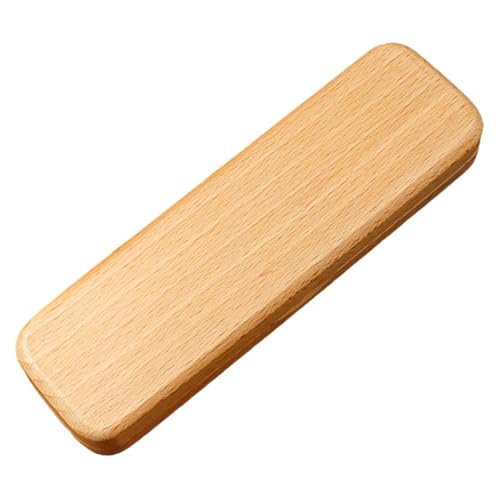 WEKADRIN Holz Pen case Tragbarer Stifteorganizer Leichte Aufbewahrungsbox für Kugelschreiber Bleistifte Büro Schule Geschenkbox Praktisch Robust von WEKADRIN