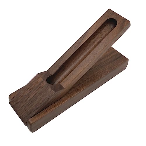 WEKADRIN Holz Stiftebox für Studenten Rustikales Schreibwaren Etui Polierte Holzaufbewahrung Vielseitig für Buntstifte Pinsel und für Bürobedarf und Schmuck von WEKADRIN