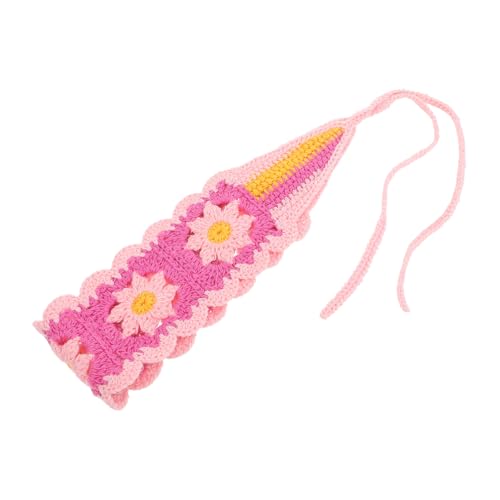 WEKADRIN Hübsches Gehäkeltes Stirnband Damen Weich Gestrickt Verstellbar Süßer Haarschmuck Mädchen Vielseitig Sommeraccessoire von WEKADRIN