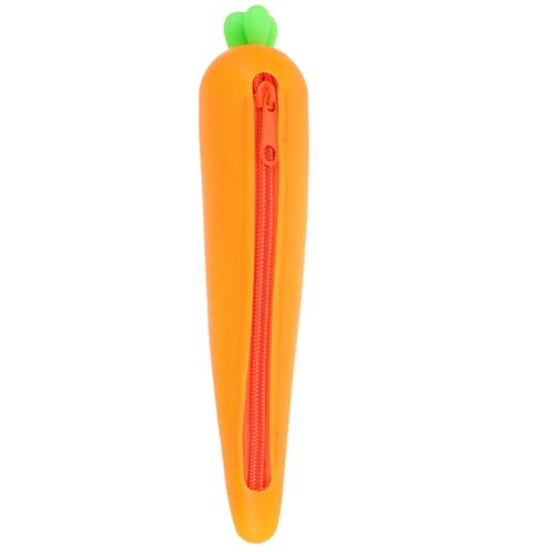 WEKADRIN Karotten Federmäppchen aus Silikon Lustiger Stifthalter für Schüler Wasserdichtes Schreibwarenmäppchen Kreatives Design für Schulsachen für Studenten WEKADRIN Karotten Federmäppchen aus Silikon Lustiger Stifthalter für Schüler Wasserdichtes Schreibwarenmäppchen Kreatives Design für Schulsachen für Studenten von WEKADRIN