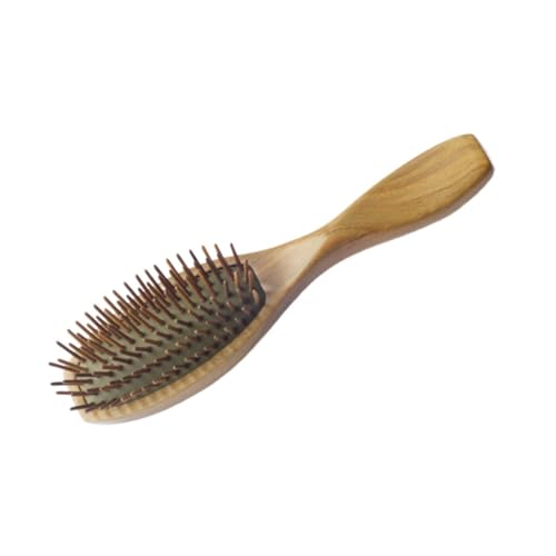 WEKADRIN Kissen Massagekamm Föhnbürste glättende Haarbürste Rattenschwanz-Haarkamm Fön hairbrush haarbürsten haar kur Haar Styling kopfhaut massage -Haarkamm Kissenhaarbürste Hölzern von WEKADRIN
