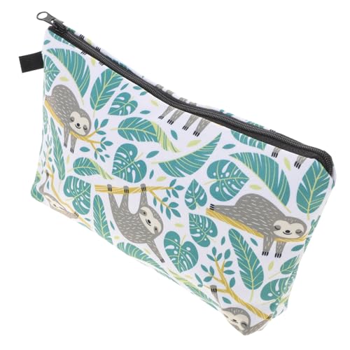 WEKADRIN Kleine Tragbare Kosmetiktasche mit Baumstachler Print Multifunktionaler Makeup Organizer für Damen Kompakt und Platzsparend für Reisen und Alltag von WEKADRIN