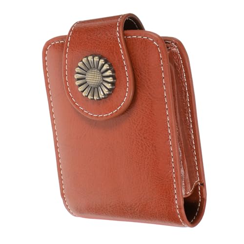 WEKADRIN Lippenstift Tasche Mit Spiegel Tragbare Kosmetiktasche Für Frauen Eleganter Lippenstift Organizer Für Handtaschen Für Reisen Und Alltag von WEKADRIN