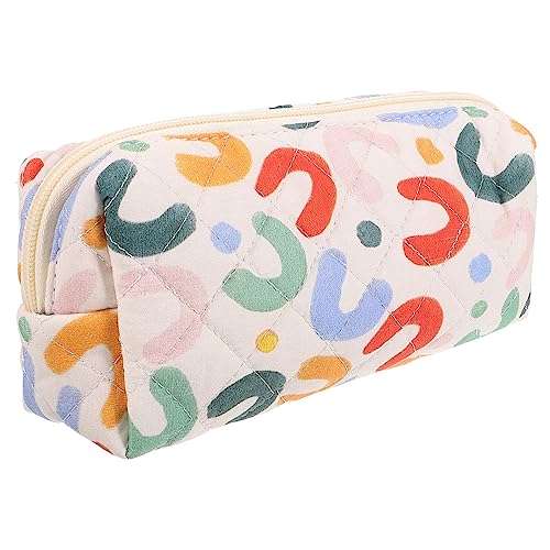 WEKADRIN Klein Kosmetiktasche Tragbare Schminktasche Floralem Design Große Kapazität Für Reisen Büro Und Alltag Pinsel Und Kosmetik Organizer von WEKADRIN