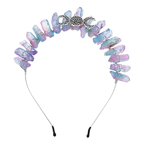 WEKADRIN Kristallkrone Tiara aus Legierung Bezauberndes Stirnband für Damen und Mädchen Party und Festtagsaccessoire Geeignet für Hochzeit Geburtstag Karneval Cosplay und Festliche Anlässe von WEKADRIN