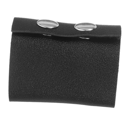 WEKADRIN Leder Haargummi mit Metallverschluss PU Leder Pferdeschwanzhalter Vintage Haarschmuck für Mädchen Rutschfest Einfaches Design Geeignet für Schule Party Alltag Zufällige Farbe von WEKADRIN