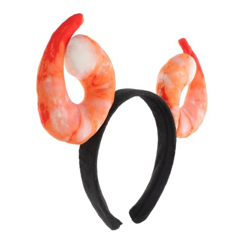 WEKADRIN Lustiges Garnelen Haarband Leichtes Stirnband für Cosplay Party und Requisiten Meeresleben Kostüm Unisex Accessoire für Festivals und Streaming von WEKADRIN