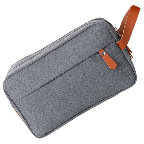 WEKADRIN Toilettentasche Für Herren Reisetasche Für Toilettenartikel Kulturbeutel Aus Weichen Materialien Aufbewahrungstasche Für Unterwegs Großes Fassungsvermögen Einfacher Zugriff von WEKADRIN