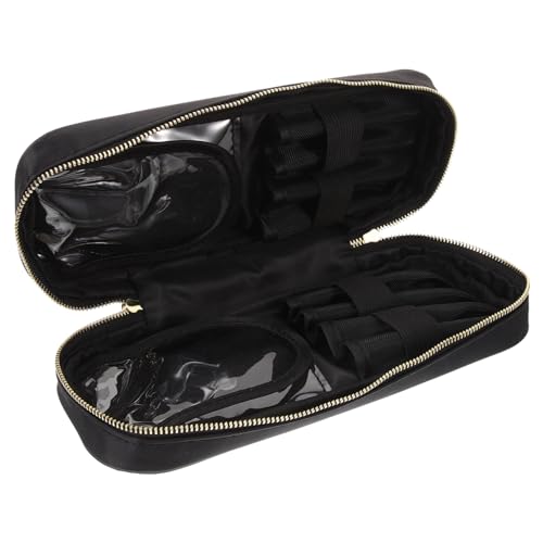 WEKADRIN Make Up Pinselhalter Reise Kosmetiktasche Oxford Reißverschluss Kosmetik Pinsel Organizer Tasche Klein Kompakt Leicht Tragbar Für Damen Mädchen von WEKADRIN