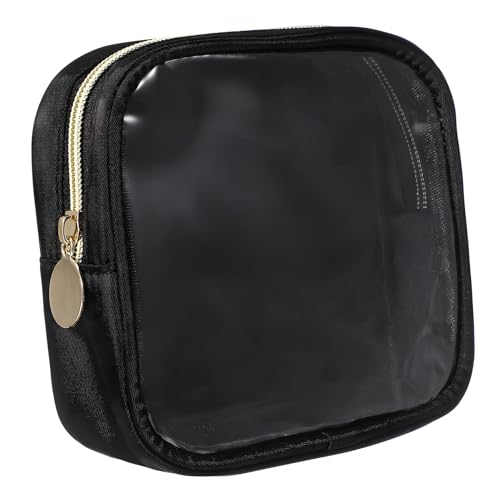 WEKADRIN Mini Kosmetiktasche Mit Durchsichtiger Front Tragbare Reisetasche Für Make-up Und Toilettenartikel Als Aufbewahrung Für Damen Für Unterwegs Kompakt Und Praktisch von WEKADRIN