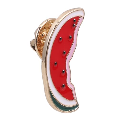 WEKADRIN Modische Wassermelonen-brosche aus Langlebiger Kreative Anstecknadel für Damen Widerstandsfähig gegen Verblassen Vielseitiges Accessoire für Kleidung und Schals von WEKADRIN