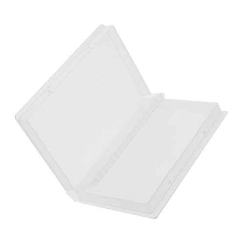 WEKADRIN Nail Drill Bits Aufbewahrungsbox Kunststoff Staubdicht Nagelbohrer Organizer Tragbar Für Maniküre Nagelkunst Zubehör Nail Bit Holder Nagelfräser Zubehör von WEKADRIN