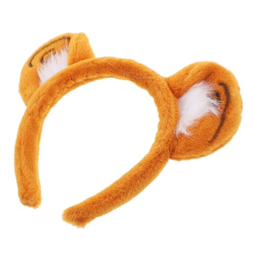 WEKADRIN Niedliches Tiger Haarband aus Weichem Verstellbares Tier Ohren Stirnband für Mädchen und Frauen Charmantes Accessoire für Partys Kostümfeste und Fotoshootings von WEKADRIN