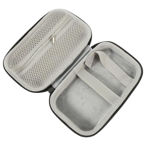 WEKADRIN PU Leder Mikrofon Etui Robuster Lapel Mic Schutz Kompakte Aufbewahrungstasche für Unterwegs Leichtes Reise Organizer Case Schwarz Stoßfest und Langlebig von WEKADRIN