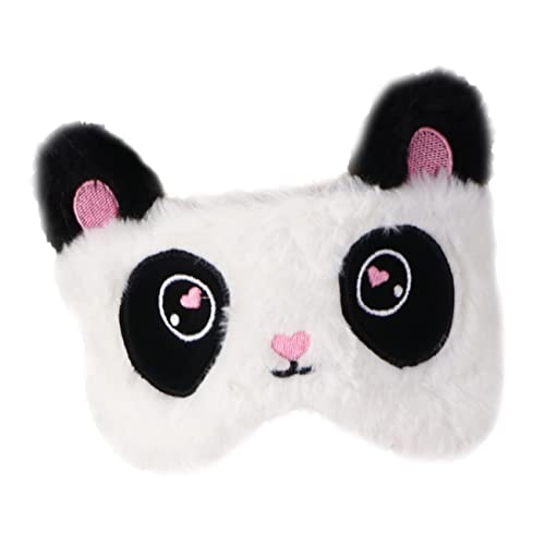 WEKADRIN Panda Design Schlafaugenmaske aus Weichem Lichtdichte Schlafbrille für Frauen und Mädchen Bequemes Augen Blindfold für Erholsamen Schlaf und Lichtschutz von WEKADRIN
