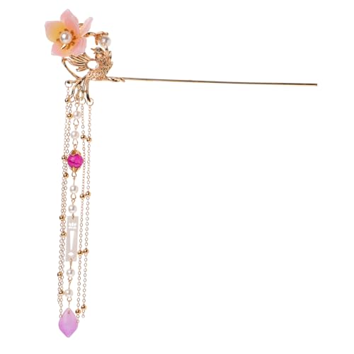 WEKADRIN Perlen Haarnadel Vintage Chinesischer Step Shake Haarschmuck mit Quaste Haarklammer für Frauen Traditioneller Stil Cosplay Hochzeit Festival Zubehör von WEKADRIN