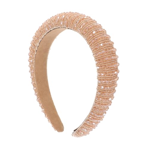 WEKADRIN Perlen Stirnband Damen Handgefertigtes Barock Haarband in Leichtes Komfortables Accessoire für Alltag Party und Makeup Modisches Haarschmuck für Frauen WEKADRIN Perlen Stirnband Damen Handgefertigtes Barock Haarband in Leichtes Komfortables Accessoire für Alltag Party und Makeup Modisches Haarschmuck für Frauen von WEKADRIN