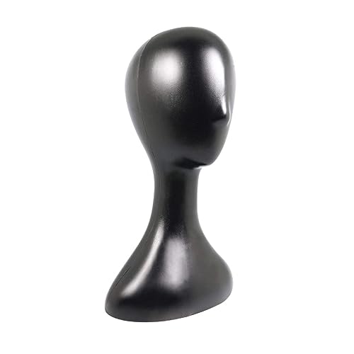 WEKADRIN Damen Kunststoff Mannequin Kopf Für Hüte Und Haaraccessoires Vielseitiger Ständer Für Frisuren Und Styling Für Friseure Und -projekte von WEKADRIN