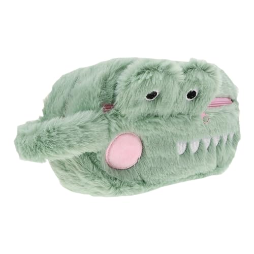 WEKADRIN Plüsch Federmäppchen Cartoon Tierform Tragbares Leichtes Mäppchen mit Verstärktem Reißverschluss Vielseitig Nutzbar als Stift Kosmetiktasche Geschenkidee für Schüler von WEKADRIN