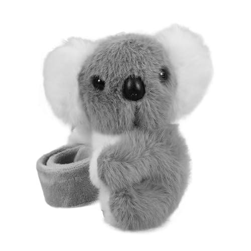 WEKADRIN Plüsch Koala Slap Armband Kuscheliges Tier Schnapparmband Kindergeburtstag Party Mitgebsel Weiches Stofftier Handgelenkband von WEKADRIN