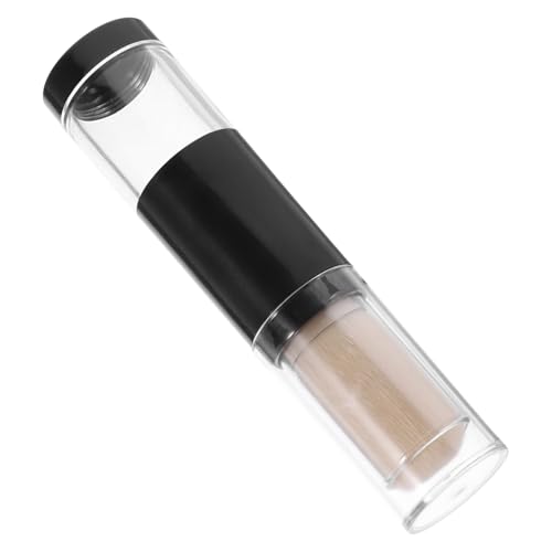 WEKADRIN Refillbarer Foundation Pinsel mit Integriertem Pulverbehälter Weicher Puderapplikator für Gleichmäßiges Make up Kompakter Reise make up Pinsel für Damen Praktisches Beauty Tool von WEKADRIN