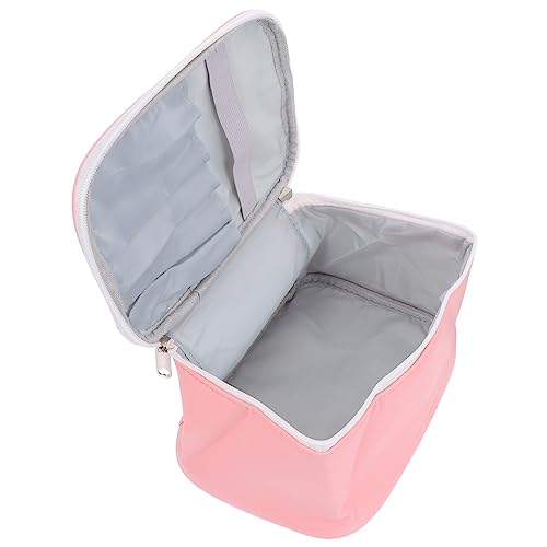 WEKADRIN 1stück wasserdichte Kosmetiktasche Für Damen Pu Großraum Reise-Make-up Beutel Mit Reißverschluss Tragbar Und Multifunktional Für Toilettenartikel Und Reiseutensilien von WEKADRIN