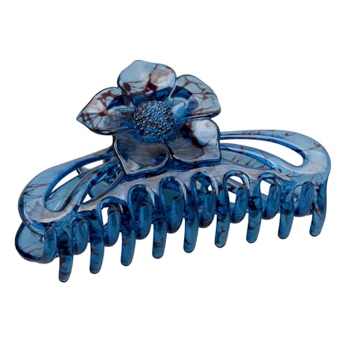 WEKADRIN Resin Haarspange für Damen Leichte Langlebige Haarklammer mit Hohlem Blumenmuster Haarschmuck accessoire für Alltag Party Arbeit Geeignet für Dünnes und Dickes Zufällige Farbe von WEKADRIN