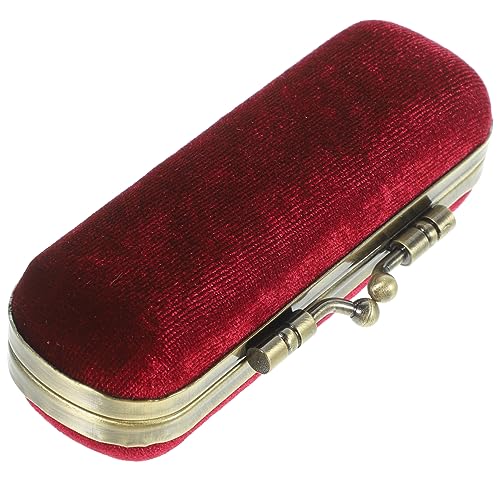 WEKADRIN Retro Lippenstiftetui Mit Spiegel Tragbare Lippenstift Aufbewahrungsbox Für Und Leichtes Design Perfekter Organizer Für Unterwegs Für Täglichen Gebrauch von WEKADRIN