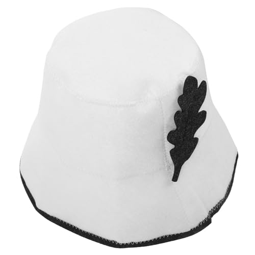 WEKADRIN Sauna Hut Aus Filz Für Damen Und Herren -isolierender Badekopf-schutz Schnell Trocknend Geeignet Für Sauna Dampfbad Und Wellness Für Zuhause Und Reisen von WEKADRIN