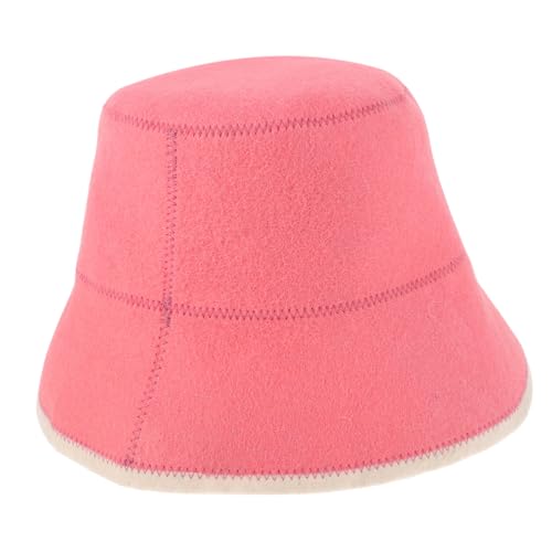 WEKADRIN Filzhut Für Herren Sauna Dampfbad-hut Aus Wolle Saugfähige Kappe Für Spa Russischer Saunahut Aus Natürlichem Wollfilz Dicker Hut Für Dampfbad von WEKADRIN