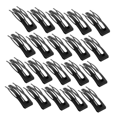 WEKADRIN 20stücke Metall Snap Haarklammern Für Damen Haarspangen Für Vielseitige Frisuren Für Salon Und Alltag Für Kontrollierte Styles Und Fliegende Haare von WEKADRIN