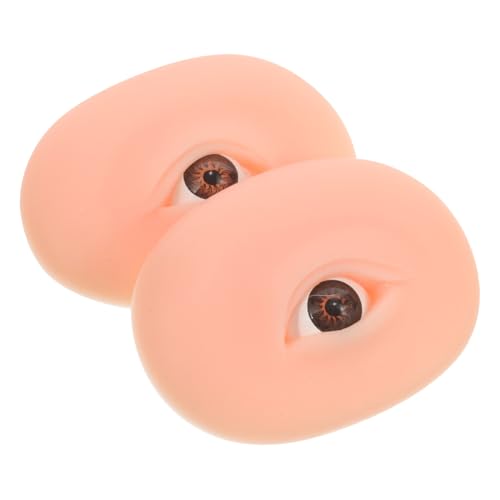 WEKADRIN Silikon Augenbrauen Makeup Übungsboard Realistische Übungshaut für Anfänger Hautähnliche Textur Wiederverwendbar für Eyeliner und Lidschatten Training von WEKADRIN