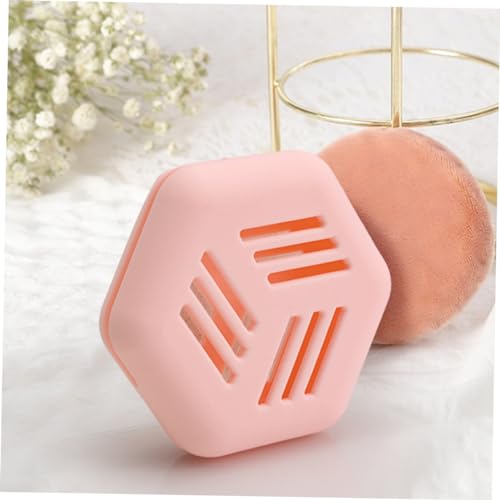 WEKADRIN Silikon Make Up Schwamm Aufbewahrungsbox Tragbarer Puderquaste Organizer Staubdicht Leicht Kompakt Für Reisen und Foundation Schwämme von WEKADRIN