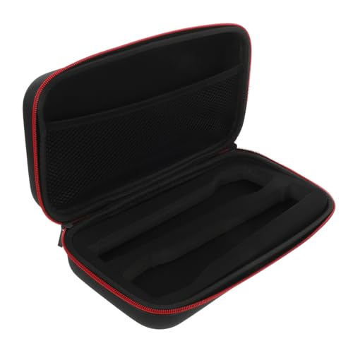 WEKADRIN Stoßfeste Mikrofon Tasche mit Doppel Slot Tragbare Aufbewahrungstasche für Kabellose Handmikrofone Robustes Eva Material Organizer für Elektronik für Reisen und Outdoor Einsatz von WEKADRIN