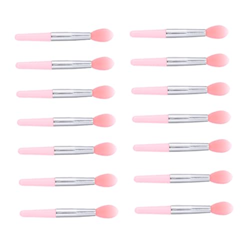 WEKADRIN Teiliges Lippenpinsel Lebensmittelechtem Silikon Langlebig und Leicht zu Reinigen Transparenter Kopf mit Farbigem Griff für Lippenstift Lipgloss und Lidschatten Kompakt und von WEKADRIN