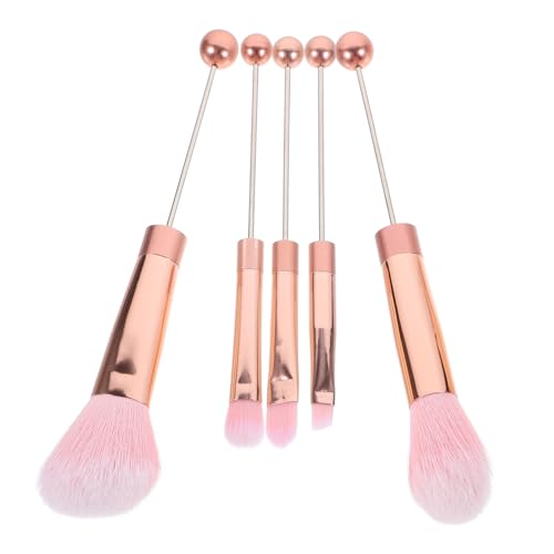 WEKADRIN Teiliges Makeup Pinsel Set mit Rosegold Metallgriff Vielseitige Lidschatten und Rougepinsel für Frauen Leichtes Kompaktes Design für Reisen und Anfänger Professionelles Kosmetik von WEKADRIN