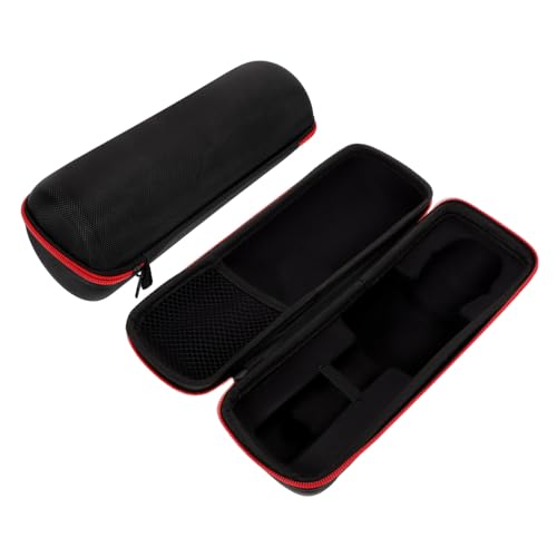 WEKADRIN Teiliges Mikrofon Hardcase Stoßfest Tragbare Aufbewahrungstasche für Kabellose Handmikrofone Organizer mit Fächern für Zubehör für Reisen Karaoke und Auftritte von WEKADRIN