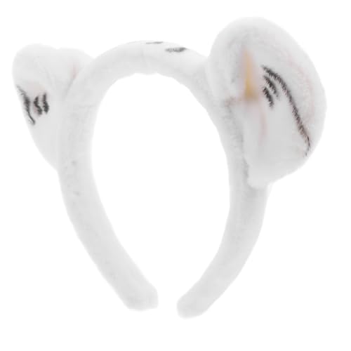 WEKADRIN Tiger Haarreif mit Niedlichen Tigerohren Verstellbares Stirnband aus Weichem für Damen und Mädchen für Kostümparty Festival und Fotoshooting von WEKADRIN