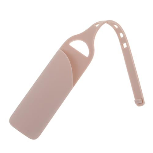 WEKADRIN Tragbare Lippenstift-Tasche aus Silikon Mini Lippenstifthalter Schlüsselanhänger Kompakter Lippenstiftbeutel für Damen Kosmetiktasche Bag in Khaki von WEKADRIN