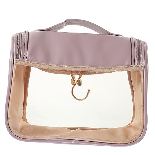 WEKADRIN Transparente Reise Kosmetiktasche Groß mit Hängefunktion Wasserabweisend Robustes Material Multifunktionaler Make Up Organizer für Damen und Herren für Unterwegs von WEKADRIN