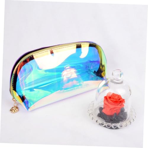 WEKADRIN Transparentes Großes Multifunktionales Kosmetiktäschchen mit Hologramm Optik Vielseitige Reise Make up Tasche und Geldbörse Tragbare Handtasche für Kosmetik und Toilettenartikel WEKADRIN Transparentes Großes Multifunktionales Kosmetiktäschchen mit Hologramm Optik Vielseitige Reise Make up Tasche und Geldbörse Tragbare Handtasche für Kosmetik und Toilettenartikel von WEKADRIN