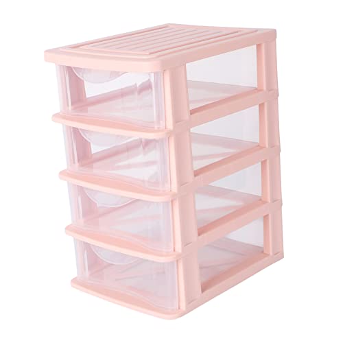 WEKADRIN Mehrschichtige Aufbewahrungsbox Mit Schublade Durchsichtig Kleinteilebox Für Büro Desktop Kleinteilebehälter Zur Lagerung Von Kopfhörerkabeln Schreibwaren Medikamenten Und Schmuck von WEKADRIN