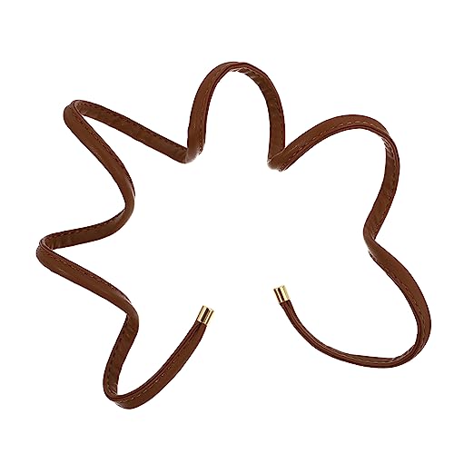 WEKADRIN Verstellbare Pu-leder-haargummis Mit Variablen Formen Für Frauen Flexible Haarbänder Mit Biegsamem Und Rostfreiem Draht Geeignet Für Alltag Sport Und Besondere Anlässe von WEKADRIN