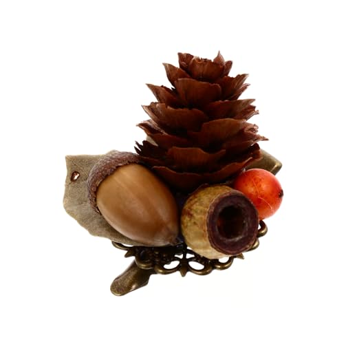 WEKADRIN Vintage Haarklammer Handgefertigt mit Filigraner Optik Leichtes Design Eleganter Haarschmuck für Damen Herbst Winter Modischer Retro Haarclip von WEKADRIN