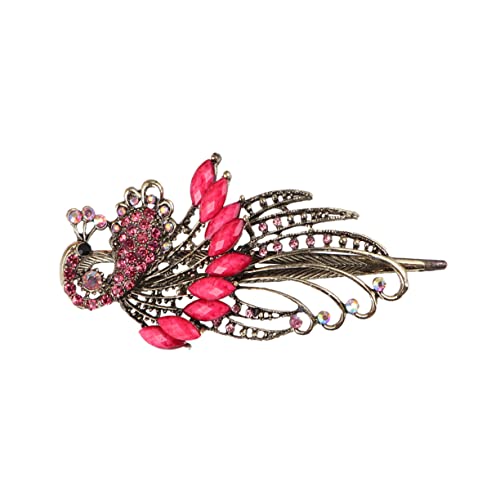 WEKADRIN Vintage Haarklammer mit Funkelnden Strasssteinen Leichter Metalllegierung Modischem Design für Damen und Mädchen Geeignet für Party Festival und Alltag von WEKADRIN