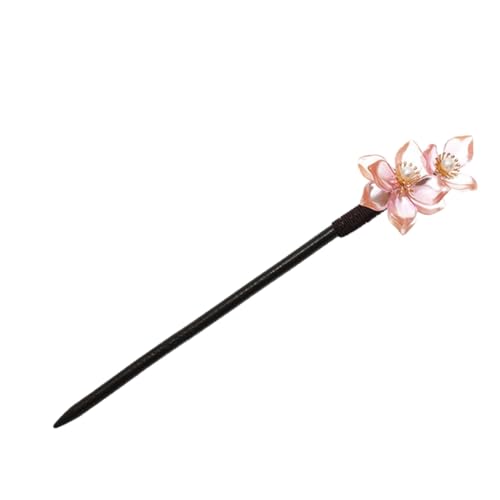 WEKADRIN Retro Blüten-haarpin Mit Kristallverzierung Handgefertigter Haarstab Für -styles Folk-custom Haaraccessoire Für Partys Und Cosplay Vintage Haar Schmuck Für Damen von WEKADRIN