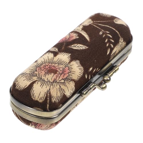 WEKADRIN Vintage Lippenstift Aufbewahrungsbox Klein Tragbar mit Spiegel Blumenmuster Lippenstifthalter Kosmetik Organizer Geschenk für Damen Reisen Camping Party WEKADRIN Vintage Lippenstift Aufbewahrungsbox Klein Tragbar mit Spiegel Blumenmuster Lippenstifthalter Kosmetik Organizer Geschenk für Damen Reisen Camping Party von WEKADRIN